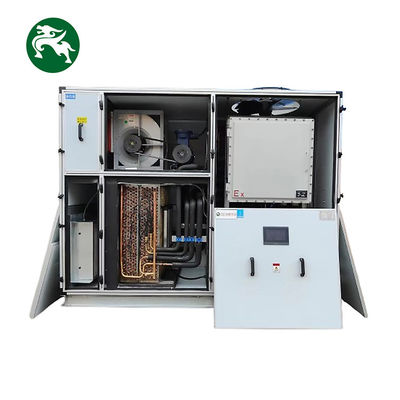Kondansiyon Isı Geri Kazanma 10HP DX Patlama Kanıtlı Fan Motoru ile Birleştirilmiş Çatıda Paketlenmiş Birim