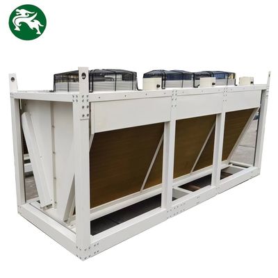 Özel Tasarım Kuru Soğutucu Uzaktan Radyatör Genset Motor Soğutması için 42000m3/H