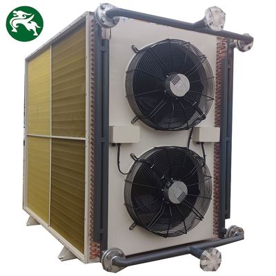 H Tipi Kurutma Su Sıcaklayıcısı Veri Merkezi için Çift EC Ventilatörü ile Dış Yerleştirme