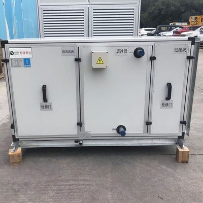 Ofis Binası Yüksek Performanslı Hava İşleme Birimi Soğutma Bobini Hava Temizleme Sistemi HVAC
