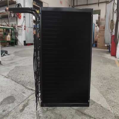 Yanlı Havalandırma Bakır Tüp Buharlaştırıcı Elektrophoresis Soğutma Ekipmanı için Siyah
