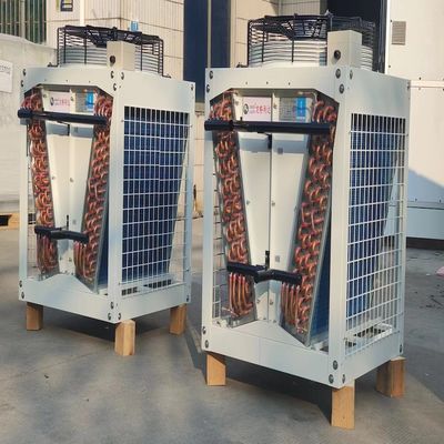 Sıcaklık dağıtım Yüksek verimlilikli kuru soğutucu makine fabrikası için EC fan