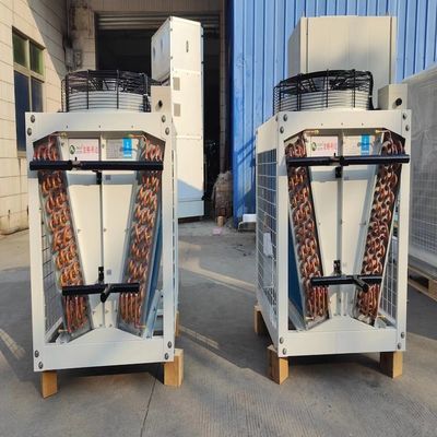 Bakır tüp Alüminyum Fin Data Center Immersion Soğutma için Kuru Hava Soğutucu