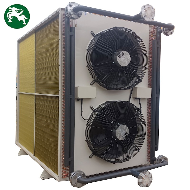 H Tipi Kurutma Su Sıcaklayıcısı Veri Merkezi için Çift EC Ventilatörü ile Dış Yerleştirme