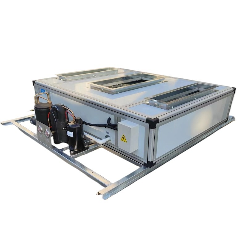 1-5HP Süper İnce Tavan Asılı Su Soğutucu DX Hava İşleme Birimi Hava Temizleme Endüstriyel İçin HVAC