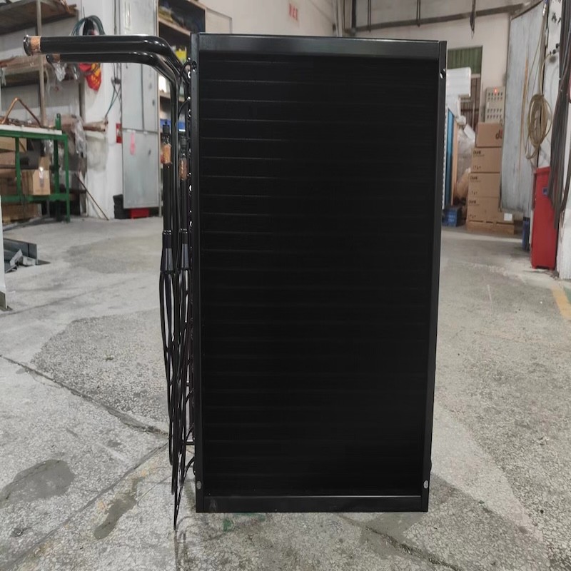 Yanlı Havalandırma Bakır Tüp Buharlaştırıcı Elektrophoresis Soğutma Ekipmanı için Siyah